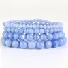 Strand Natural Purple Agates Stone Bracelet Bead Jewelry Gift For Men Magnetic Health Protection Women 6 8 10mm