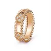 luxury designer ring womens jewelry charm bracelet four leaf grass bracelet elegant fashion steel titanium mens 18k rose gold330a