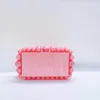 Fashion New Acrylic Cloud Gum Bag Clutch Bag Ladies Crossbody Glitter Beads Women's Bag 022624a