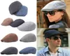 Newsboy Gatsby Cap Mens Ivy Hat Golf Driving Flat Cabbie Beret Driver Hat Warm2885306