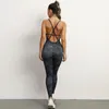 Roupa de yoga desportivo macacão mulher fitness esportes macacão lycra roupas de treino para mulheres roupas de ginásio conjunto de uma peça mono mujer