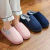 Slippers Mode Winter Dames Heren Dikke zool Indoor Home Warm Koppels Schoenen Antislip Plat Platform Dames Katoen