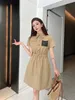 Basic & Casual Dresses Designer Brand 2023 Design Sensation Small Group Women's Dress 63GD