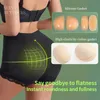 Mulheres Boyshort Silicone Calças Acolchoadas para Mulheres Hip Enhancer Shapewear Calcinhas Nádegas Barriga Controle Calcinha Acolchoada 231225
