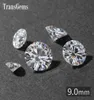 TransGems 9mm 3 Carat GH couleur certifiée par l'homme diamant lâche Moissanite perle Test positif comme vrai diamant Gemstone6900267
