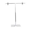 Decorative Plates T Sign Adjustable Poster Stand 11inch To 36.inch Freestanding Banner Holder For Offices Versatile Sturdy