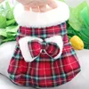 Vêtements de chien Chiot Pull Automne Hiver Chat Chaud Desinger Vêtements Mignon Plaid Gilet Petit Harnais De Mode Teckel Chihuahua Caniche