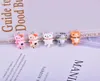 20pcs 1418 mm Kawaii żywica Charms Cat Animal For Women Ręcznie robione majsterkowanie Naszyjników Naszyjnik