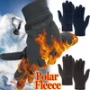 Verdickte Fleece-Handschuhe, wasserdicht, Winter, Radfahren, Motorrad, Skifahren, Fünf-Finger-Handschuh, Männer und Frauen, kältebeständig, warme Laufhandschuhe 231225