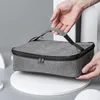 Rektangel Portable Thermal Lunch Box Bag Waterproof Isolated Food Bento Storage Container Cooler Bag Handväskor för picknickresor 231226