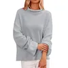 Pulls pour femmes mode col roulé femmes confortable sweat-shirts lourds pour hommes pull chemises femmes 100 sweat-shirt