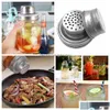 Drinkware Lid Mason Jar Shaker Lids Stainless Steel Er For Regar Mouth Canning Jars Rust Proof Cocktail Dry Rub 70Mm Drop Delivery Hom Otpf8