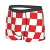 Underpants Croatia Style Chess Underwear Male Printed Customized Boxer Briefs Shorts Panties Breathable