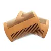 Brosses à cheveux Peigne à barbe en bois de poche Double côtés Super étroits Peignes en bois épais Drop Livraison Produits Soins Outils de coiffage Dheqn