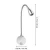 Wandlamp Moech AC 85-265V 3W 360 graden flexibele arm LED-lamp Lezen Nachtkastje met (warm wit)