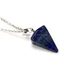 Konst och hantverk Natural Crystal Pendant Gift Gemstone Jewelry Aquamarine Necklace Diamond Gifts Stone Teacher PersonalizedJewelry SS01 OTLGRGR