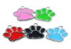 50st HC356 Pretty Emamel Cat Dogbear Paw Prints Hang Pendant Fit Rotating Key Chain Keyrings Bag smycken Making4624392