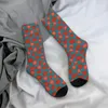Мужские носки Crazy Compression, красные семейные носки с помидорами для мужчин, Harajuku, фруктовый бесшовный узор, новинка, новинка