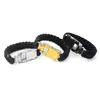 Överlevnadsarmband Kniv Produkt Rostfritt stål Överlevnad Knivarmband Paraply Rope Flätad kniv Livräddningsbesparande armband 210609305L