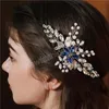 Strass perle mariée pince à cheveux bandeaux accessoires bijoux mariage mariée cristal diadèmes perle strass mariage peignes à cheveux