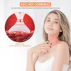 V Face Neck Lifting Massagegerät Heizung Hals Beauty Essence Importeur LED Pon Verjüngung Reduzieren Doppelkinn Gesicht schlanker 231225
