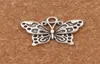 White Peacock Anartia Jatrophoe Butterfly Charm Beads 100pcslot 248x191mm Antique Silver Pendants Jewelry DIY L11287833561