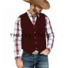 Costumes pour hommes pour costume de cowboy mâle hommes vêtements de créateurs gilet tactique homme formel vestes boutons de manchette steampunk robe élégante gilets