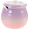 Servis uppsättningar Spice Jar Salt Ceramic Canit