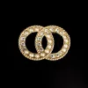 sieraden Pins broche messing verguld populaire diamanten parels broches klassieke stijl bronzen designer vrouwen als prachtig cadeau