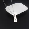 Collane con ciondolo RJ You Are The Lettering Inspirational Necklace È un accessorio personalizzato per gioielli con catena Chker in acciaio inossidabile Gift212z