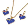 Australia Flag Pendant Necklaces Earrings Women Country Jewelry Australian Charm Gift284J