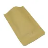 9*14 cm doypack Kraft Paper Mylar Storage Bag Stand Up Aluminium Foil Tea Biscuit Package Pouch Rxkwr PQSWA