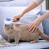 Dog Apparel Shampoo Brush Dispenser Wash Silicone Non-slip Shedding Tool Cat Grooming Long Handle Bath Scrubber