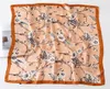 Foulards Designer Soie Carré Foulard Femmes Satin Cou Cheveux Cravate Bande Été Plage Hijab Tête Femme Foulard 70 cm FJ4588365219