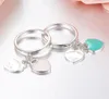 Projektantka mody pierścionka biżuteria Kobiety podwójne serca Tag Miłość Pierścionki ślubne Prawdziwe 925 Srebrne pierścionki zaręczynowe Oryginalne 3797629