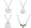 Avatar The Last Airbender Hanger Ketting Air Nomad Vuur en Water Stam Ketting Voor Mannen Vrouwen Hoge Kwaliteit Sieraden G3033521