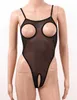 Le donne vedono attraverso la maglia trasparente Lingerie sexy Body Coppa aperta Crotchless Perizoma Body Tuta Biancheria intima erotica Indumenti da notte sexy 231226