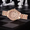 Wristwatches Imitate Diamond Inlaid Watches Chain Watch For Women Small Delicate Luxury Quartz Relogio Feminino Montre Femme