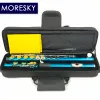 Moresky Flute 16 Close Holes C Keys Instrument Cupronickel Nickel Plated Sea Blue Flute with E Key MFL-603