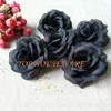 Dekorativa blommor 100st 22Colors 8cm Silk Rose Artificial Flower Heads For Wedding Wall Arch Bakgrund Bukett Decoration Festival