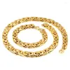 Chains 6mm 8mm 10mm Heavy Hiphop Gold Color Byzantine Chain Necklace Or Bracelet Stainless Steel Women Mens Fashion Jewelry