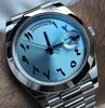 Designerhorloges Klassieke heren Heren 41 mm Oud-Arabisch Dagdatum Luxe horloge Automatische horloges Platina-uurwerk Mechanisch Saffier Vegen Master-polshorloge L2