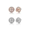 18K Rose gold Vintage Allure Earrings Original Box for 925 Sterling Silver CZ Diamond Women Girls Gift Stud Earring Set27621784503888761