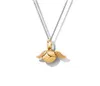 Collier pendentif en alliage d'or, 45cm, 8cm, perles, breloques, convient aux bijoux à bricoler soi-même, femmes européennes, cadeaux de noël pour filles, N0112357073