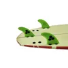 Palmes de Surf Double onglets L Fin nid d'abeille planche de Surf aileron couleur verte aileron de surf Quilhas propulseur accessoires de surf 231225