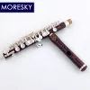 MORESKY Dalbergia cearensis Ducke Wood Piccolo C Key Cupronickel Half-size Flute Silver Plated Body Material MPC-166