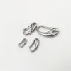 20pcs lot 15-50mm Bag Clasps Lobster Swivel Trigger Clips stainless steel Hook Strapping For DIY Accessories Keychain Parts349J