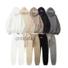 Tasarımcı Erkek Moda Hoodies Sweatshirts Ess Hooded God Korku Korku Korku Çift Çizgi Fog Sokak Gevşek Pole Yarı Zip Hoodie 2de1