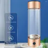 Wasserflaschen Wasserstoffreicher Hersteller Wasserstoffflasche für Outdoor-Reisen Auslaufsicherer Glaskessel mit Sauerstofftrennung Camping
