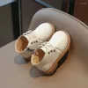 Boots Spring Autumn Baby For Girls Brogue Leather Shoes Toddlers Short Infant Casual First Walkers Size 21-30